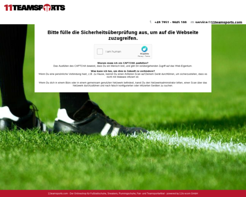 Online-Shop von11teamsports