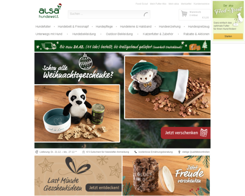 Online-Shop vonalsa-hundewelt