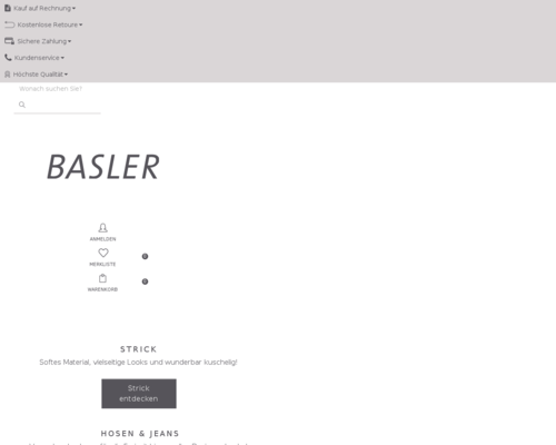 Online-Shop vonBASLER