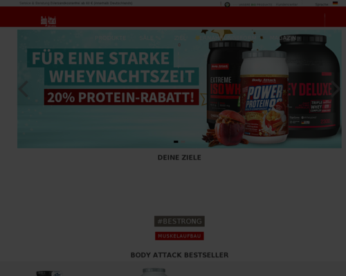 Online-Shop vonBody Attack