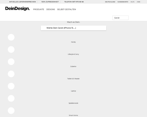 Online-Shop vonDeinDesign