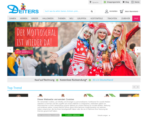 Online-Shop vonDeiters