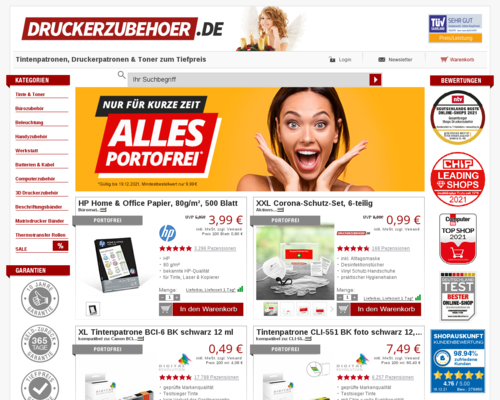 Online-Shop vonDruckerzubehoer