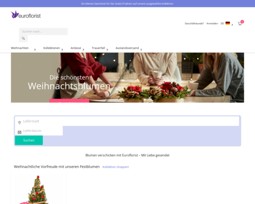 Online-Shop vonEuroFlorist