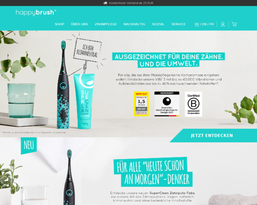 Online-Shop vonhappybrush