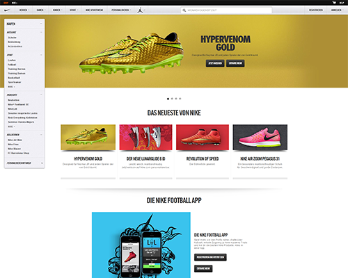 Online-Shop vonNike