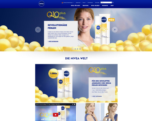 Online-Shop vonNIVEA