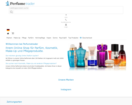 Online-Shop vonPerfumetrader