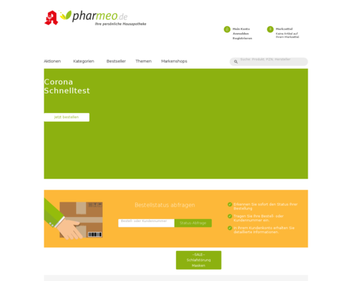 Online-Shop vonPharmeo