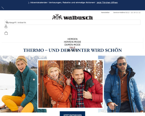 Online-Shop vonWalbusch